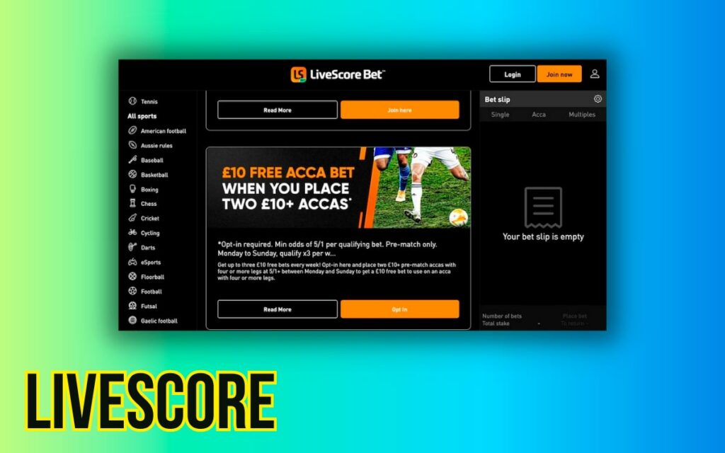 LiveScore - Sports Betting Sites